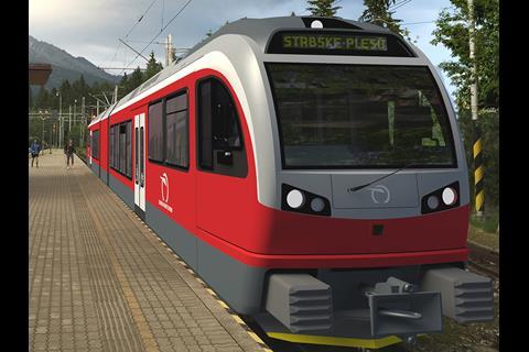 ZSSK has awarded Stadler a contract to supply five 1·5 kV DC electric multiple-units for the Tatra Electric Railway.